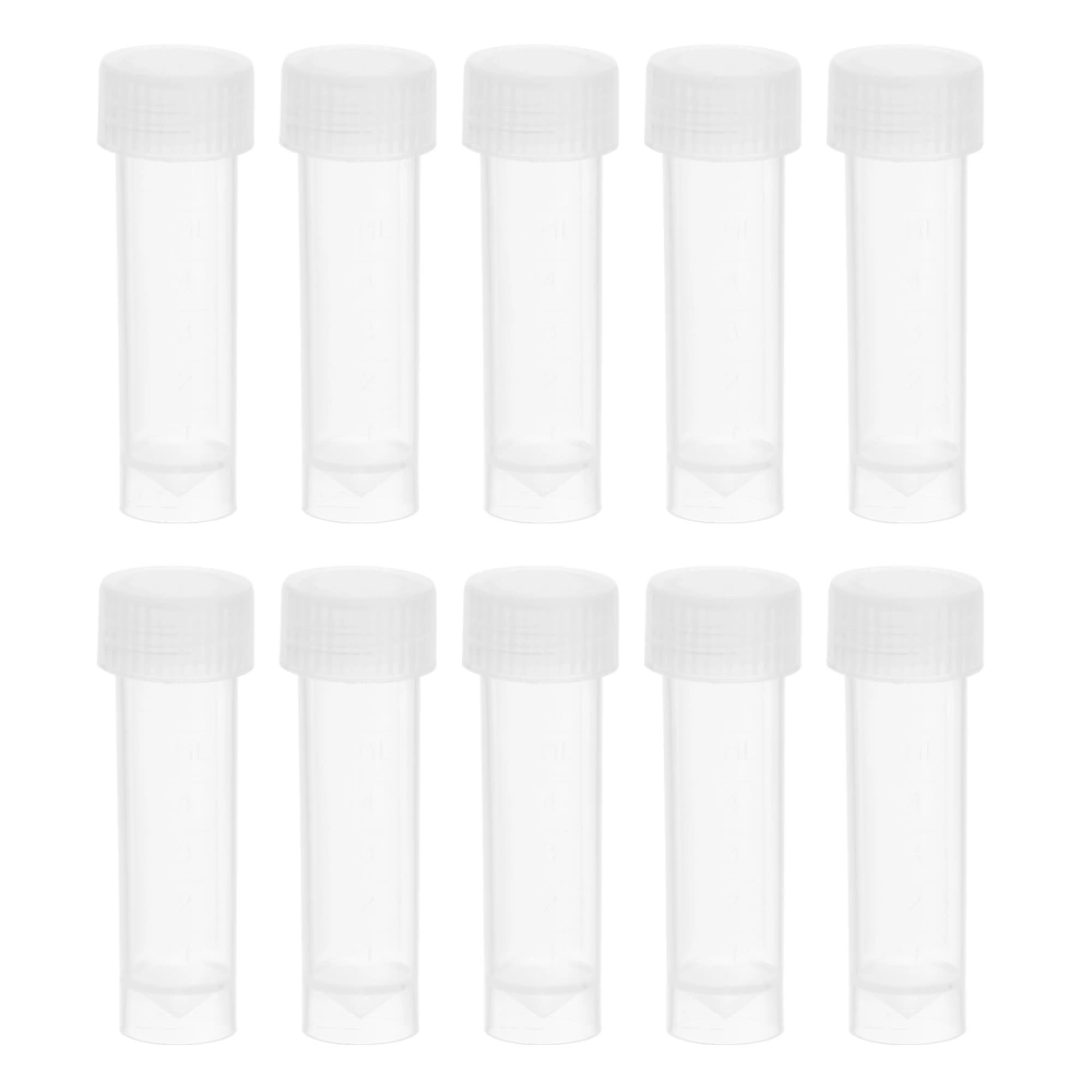 10pcs Transparent Sealed Tube Sewing Needle Dispenser Organizer Plastic Storage Bottle (56#)