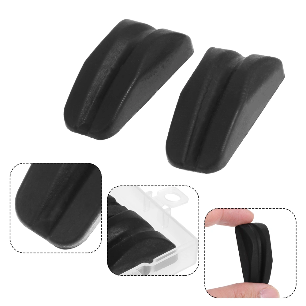 2PCS Bow Tip Stabilizer Recurve Bow Rubber Self-adhesive Bow Vibration Damper