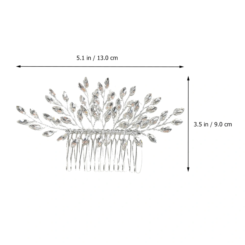 Bridal Hair Comb Wedding Birthday Proms Crystal Rhinestones Hair Comb for Women