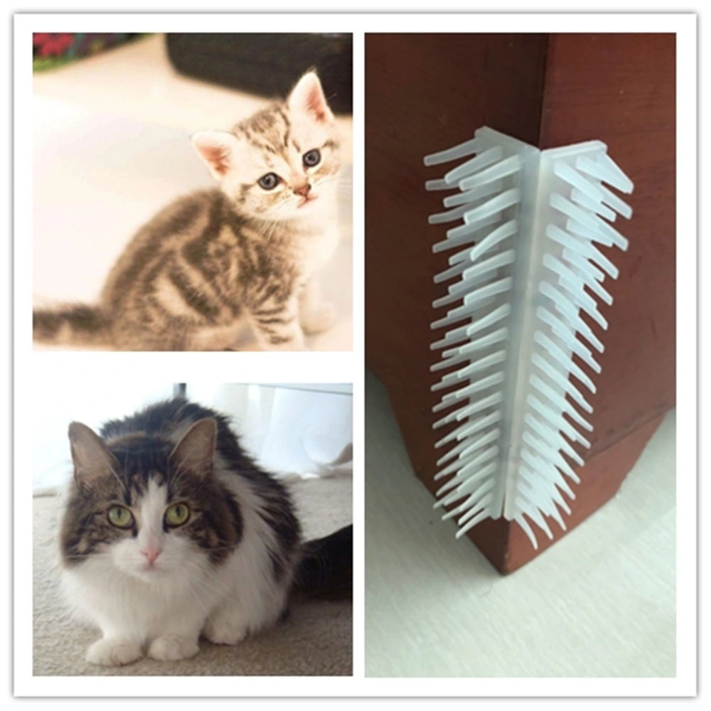 2pcs Practical Pet Corner Pet Comb Removable Cat Corner Scratching Rubbing Brush Cat Hair Removal Massage Comb