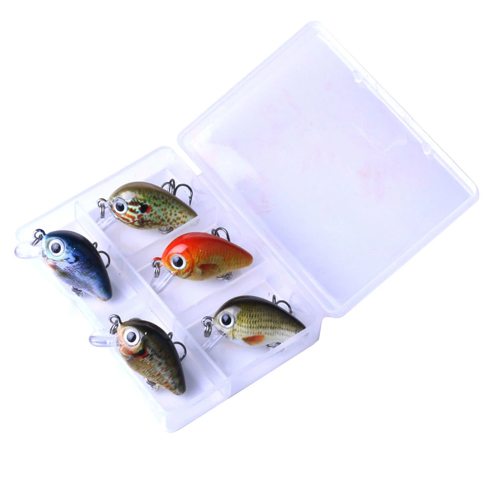 5 PCS/Set Fishing Lure Baits Artificial Baits Salmon Bass Fishing Lures Fishing Tackle Accessories