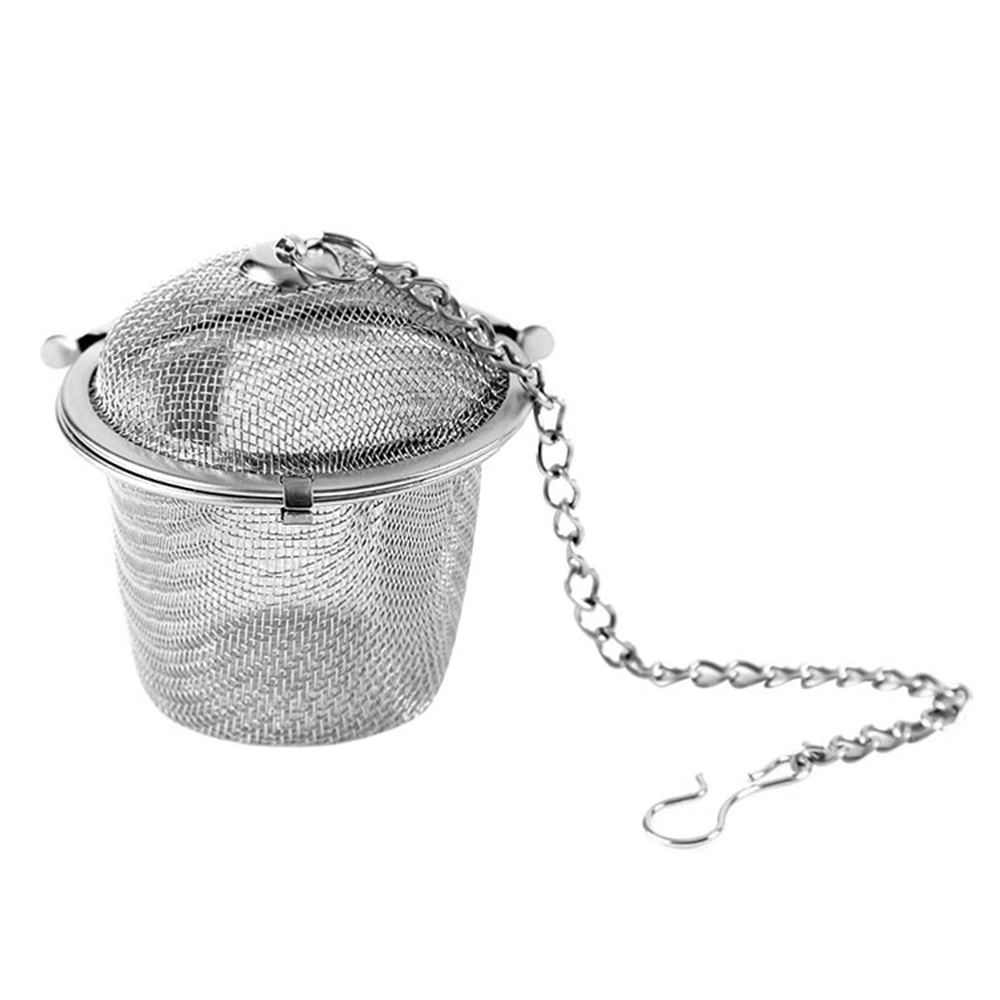 1Pc 4.5cm Stainless Steel Tea Ball Filter Decocting Medicine Filter Spice Ball Infuser