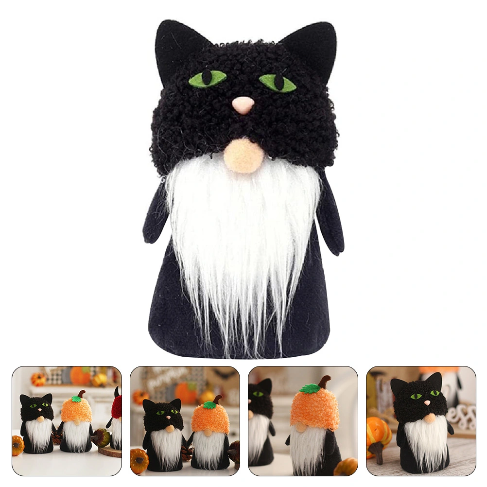 Halloween Gnome Decoration Desktop Decor Gnome Doll Halloween Gnome Doll Ornament
