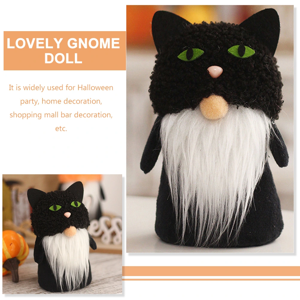 Halloween Gnome Decoration Desktop Decor Gnome Doll Halloween Gnome Doll Ornament