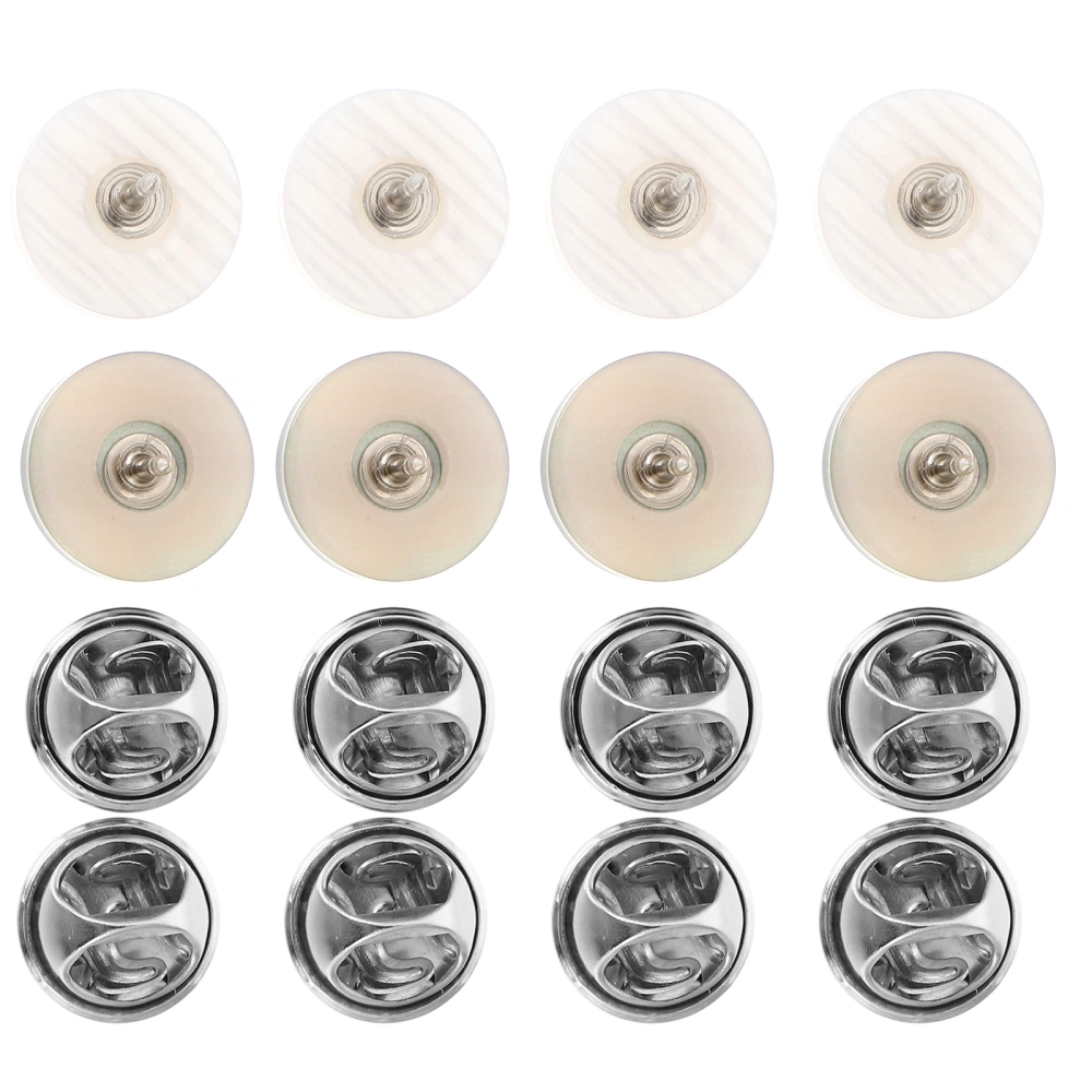 20Pcs Clothes Buttons Decorative Breastpins Collar Snap Buttons Hidden Buttons