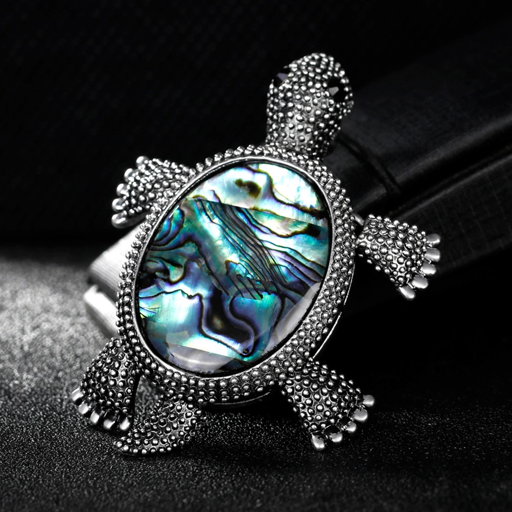 Stylish Women Woman Wear Brooches Rhinestone Lovely Turtel Corsages Brooch Accessories Jewelry for Woman Girl