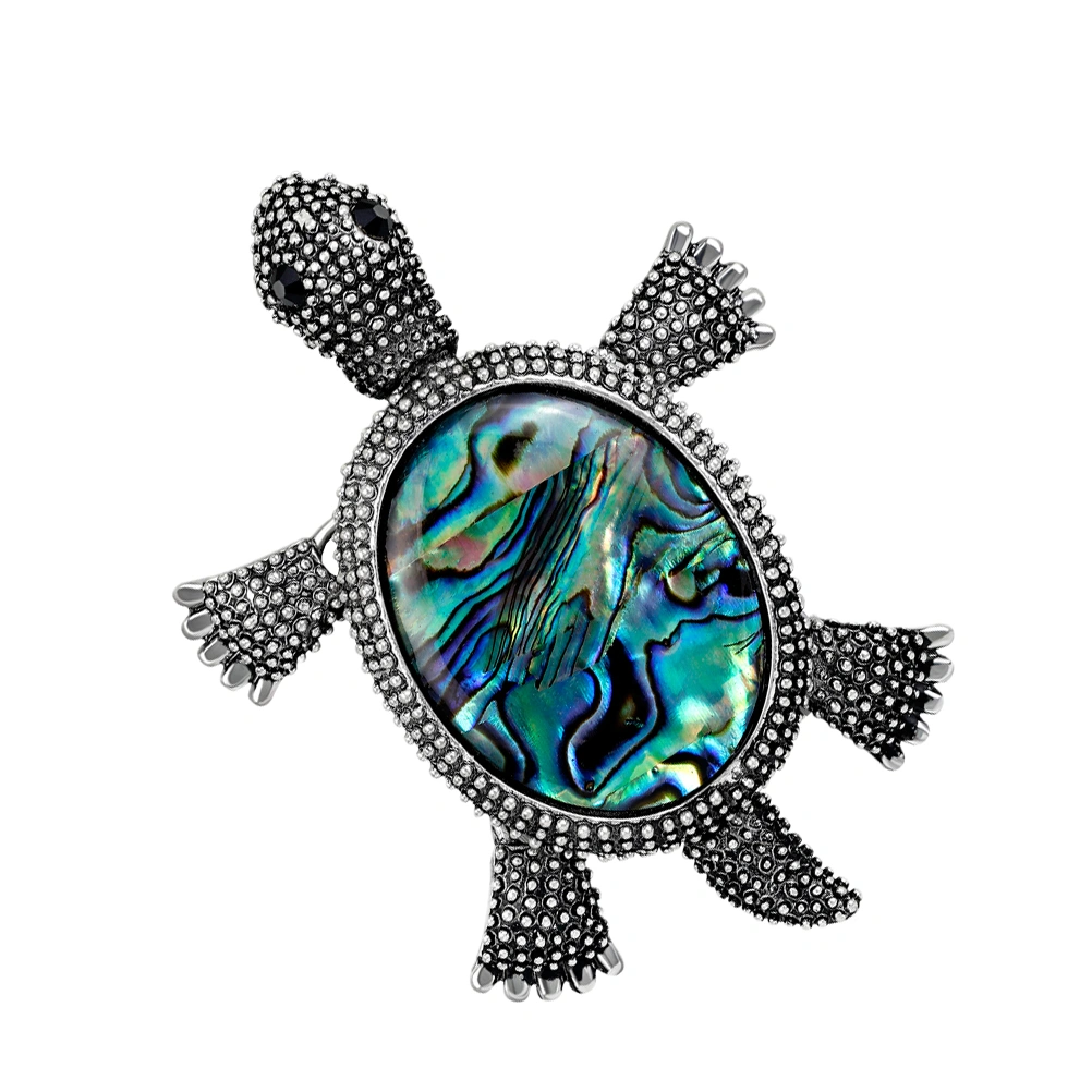 Stylish Women Woman Wear Brooches Rhinestone Lovely Turtel Corsages Brooch Accessories Jewelry for Woman Girl