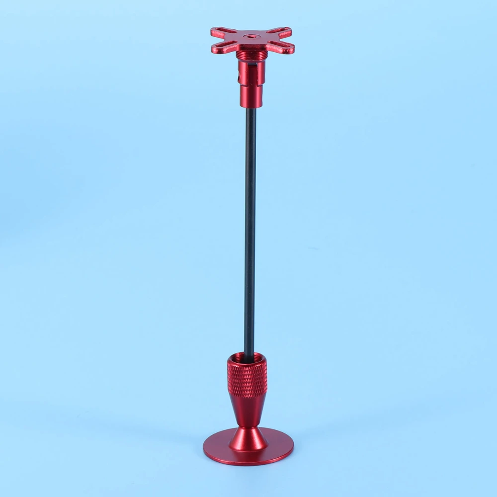 CNC Aluminum GPS Folding Antenna Base Mount Holder Bracket Set for Quadcopter Multicopter (Red)