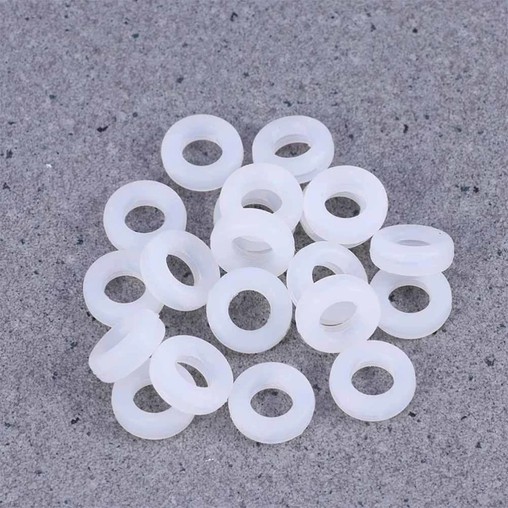 20 Pairs of 40PCS Glasses Anti-skid Ring Silicone Eyeglasses Retainer Round Comfort Glasses Retainers Eyeglasses Anti-slip Ring for Kids Adults Use (White Semitransparent)