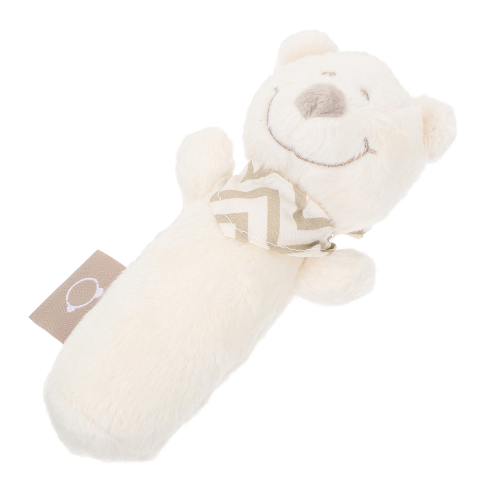 1PC Baby Toddler Hand Bell Rattle Grip Training Pacifying Plush Bear Toy