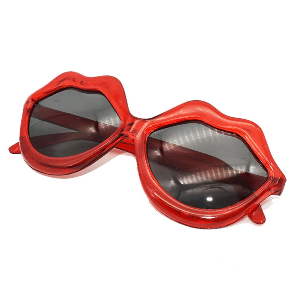 Sexy Red Lip Women Sunglass Party Dancing Cool Sun Glasses Personality Funny Eye Glasses