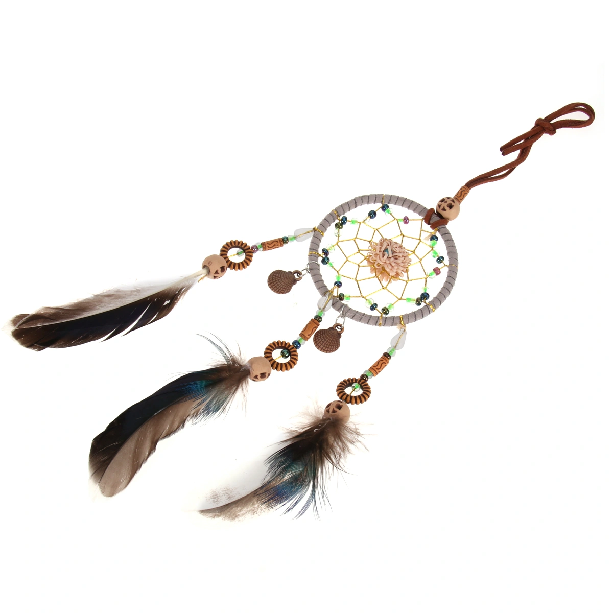Feather Dreamcatcher Tassels Bohomian Style Hanging Decoration Car Home Ornament
