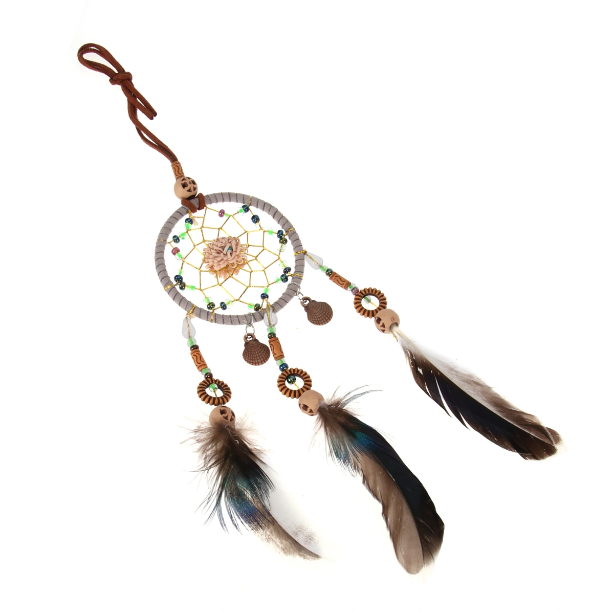 Feather Dreamcatcher Tassels Bohomian Style Hanging Decoration Car Home Ornament