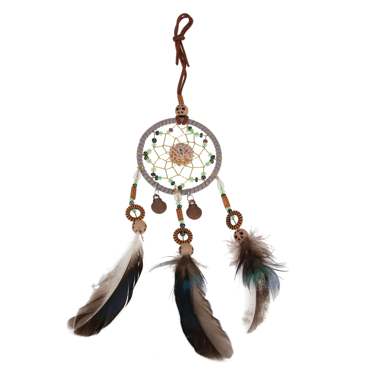 Feather Dreamcatcher Tassels Bohomian Style Hanging Decoration Car Home Ornament