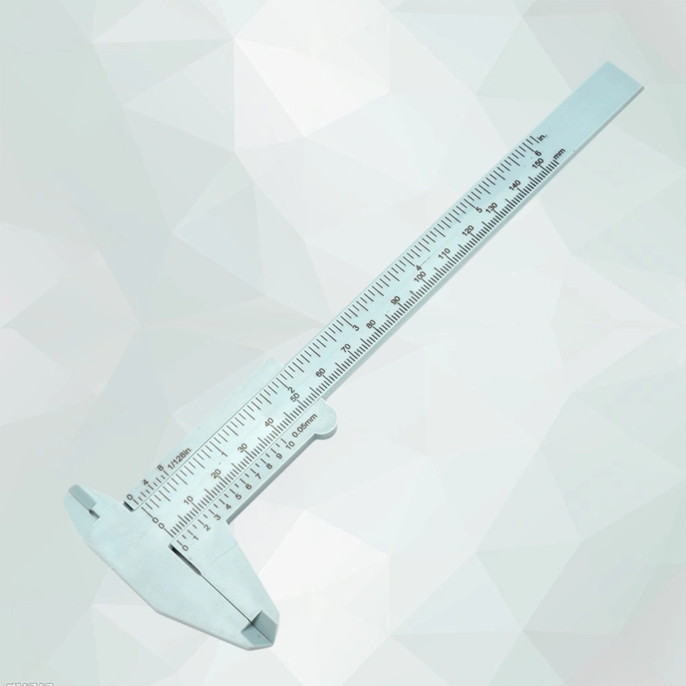 150mm Mini Vernier Caliper Metric Plastic Portable Measuring Tool Supplies