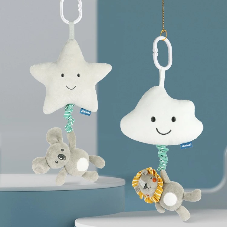 Five-pointed Star Pulling Bell Pendant Crib Hanging Car Hanging Baby Toy