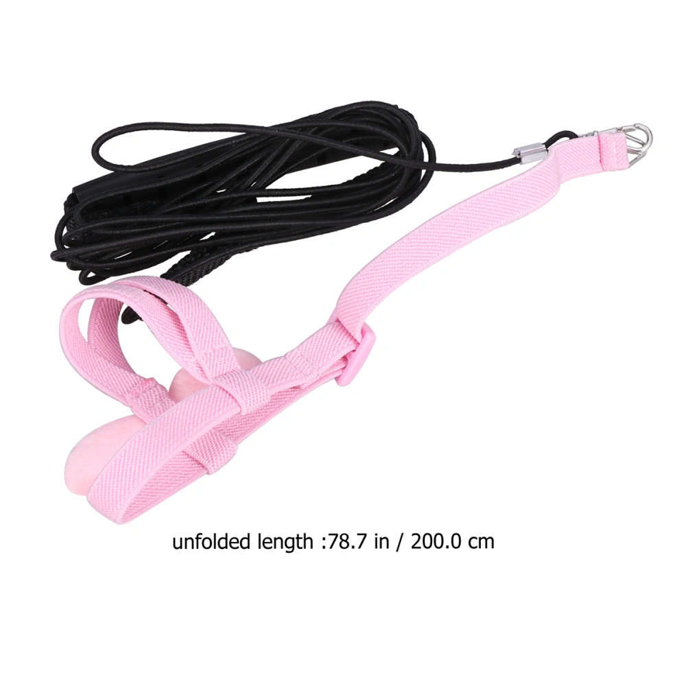 Bird Pulling Rope Parrot Wing Harness Parrot Flying Rope Harness Pet Supplies (Pink)