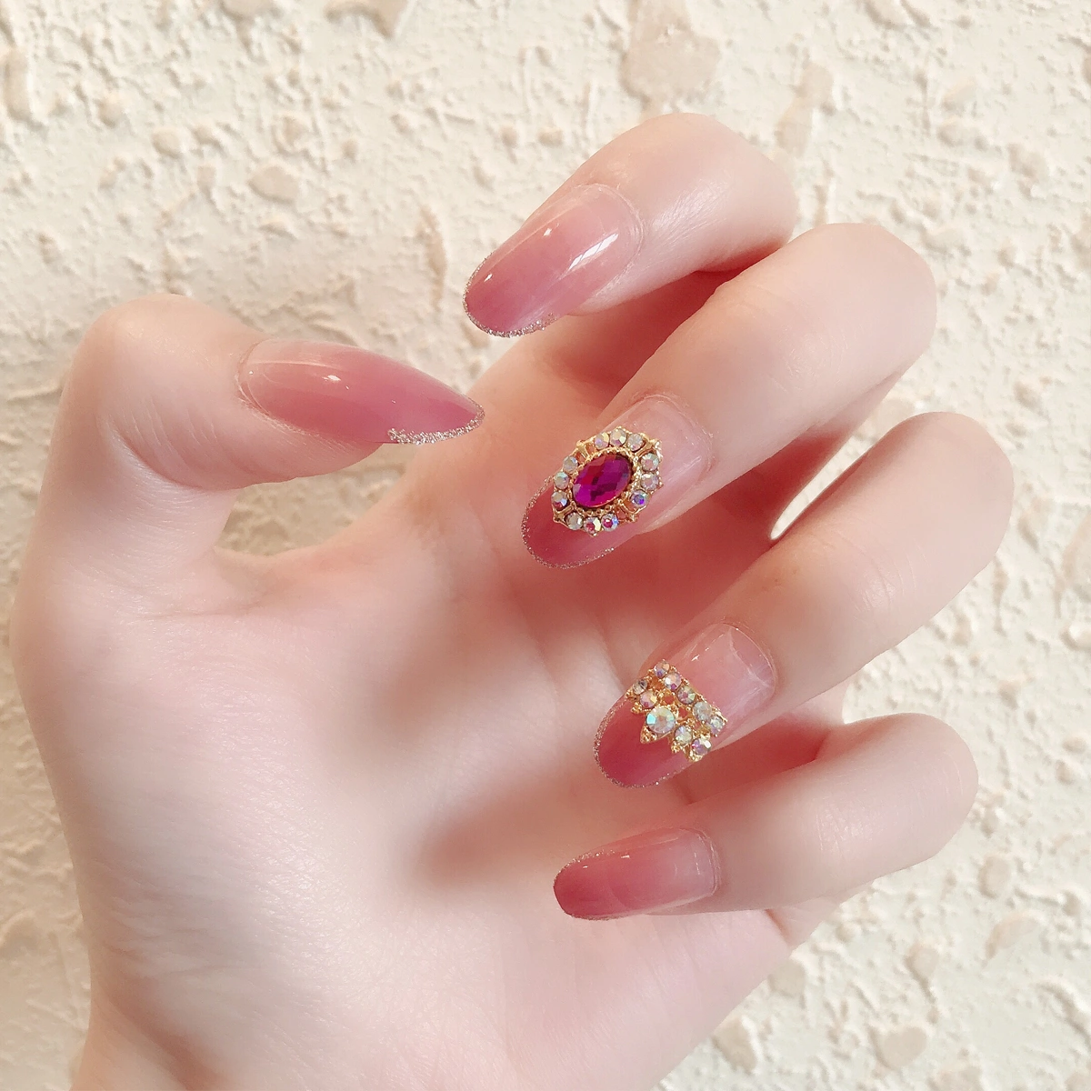 8PCS Professional Nail Glue Mini Beauty Nail Glue False Art Decoration Tips Glue Mini Round Bottle Glue