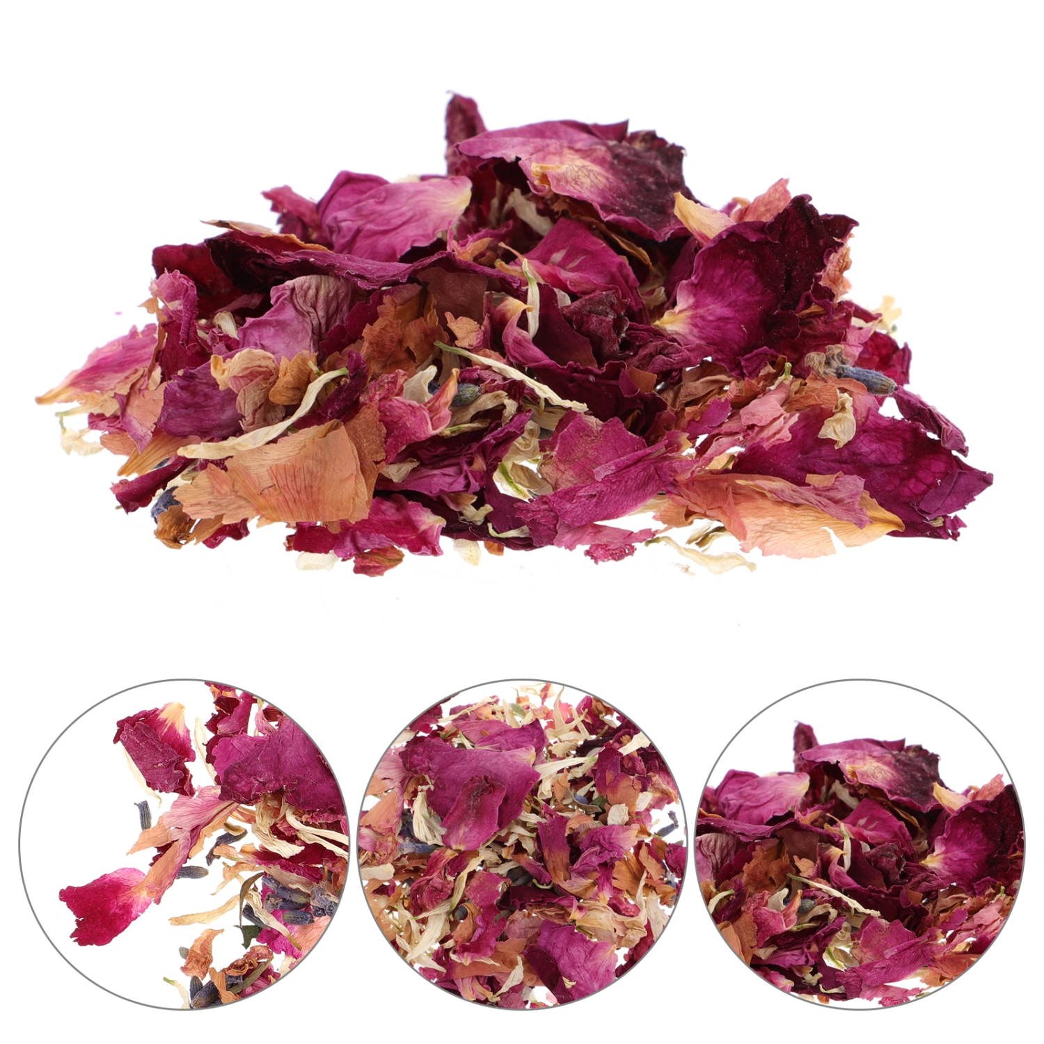 1 Bag Real Flower Petals Pretty Flower Confetti Decoration for Wedding (10g)