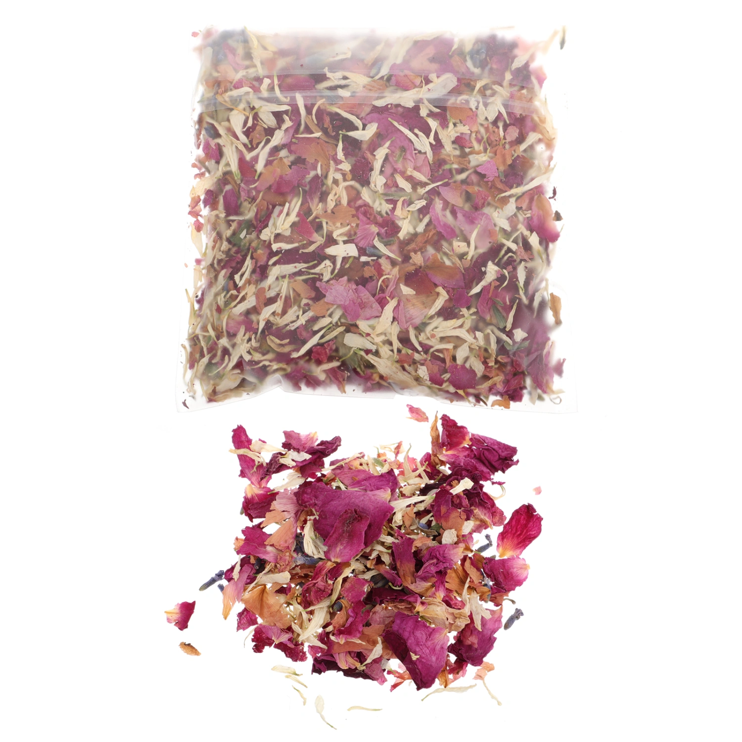 1 Bag Real Flower Petals Pretty Flower Confetti Decoration for Wedding (10g)