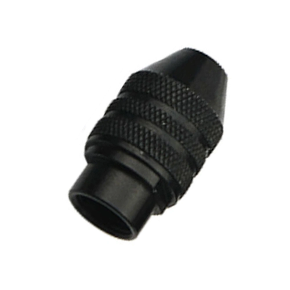 Keyless Black Mini Alloy 3-Jaw Drill Chuck Drilling Adapter Converter SDS Adaptor to Hold 0.3-3.2mm Drill Bits Converter Tool Power Hand Drill Bits (M8x0.75mm Long)