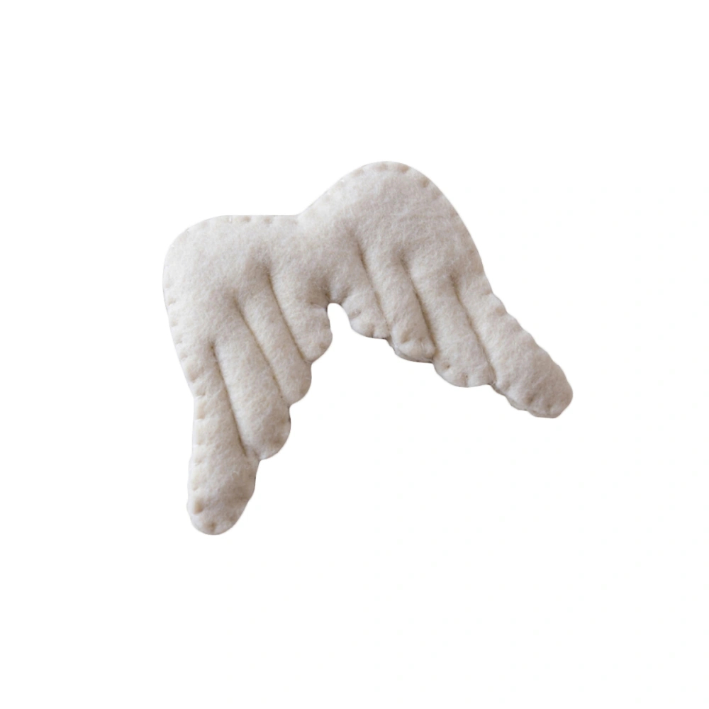 Felt Angel Wing Crafting DIY Accessories Christmas Tree Decorations (White, Size L)