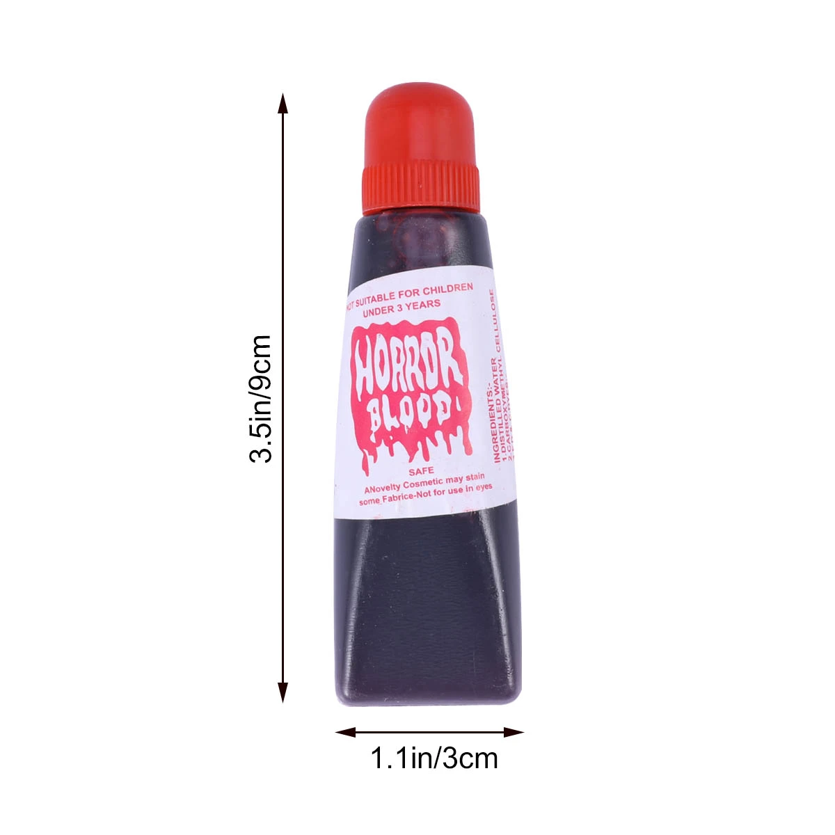 Fake Blood Plasma Christmas Halloween Ghost Festival Supplies Horror Denture Plasma Fake Human Blood Show Props (Red)