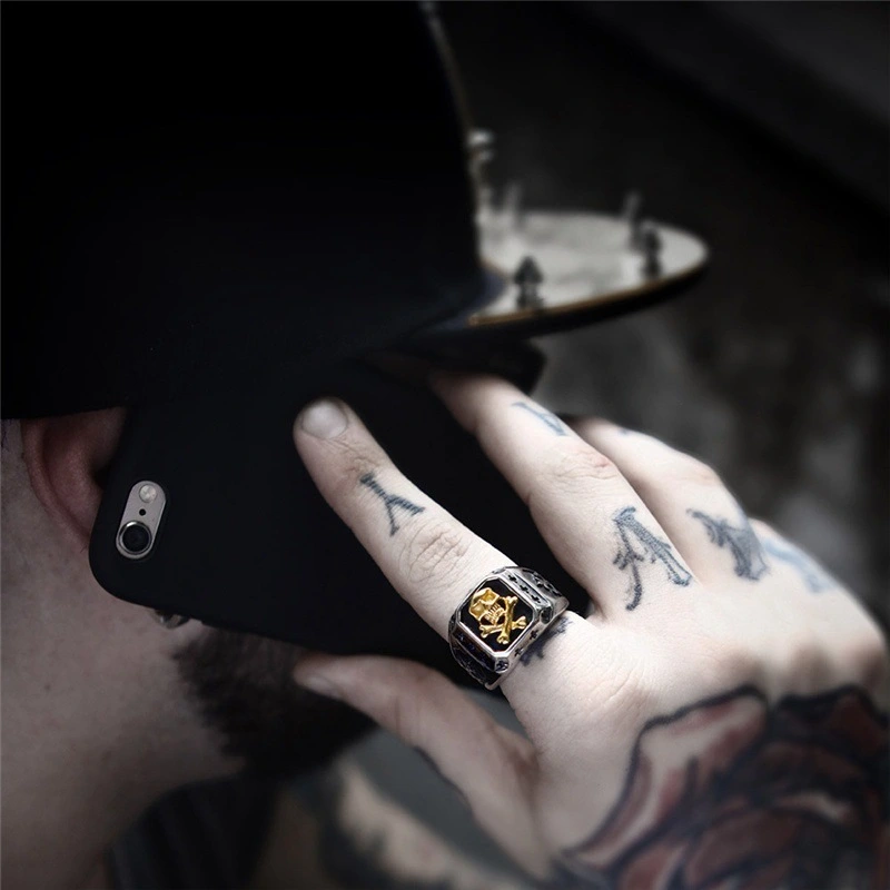 Skull Ring Personality Punk Fashion