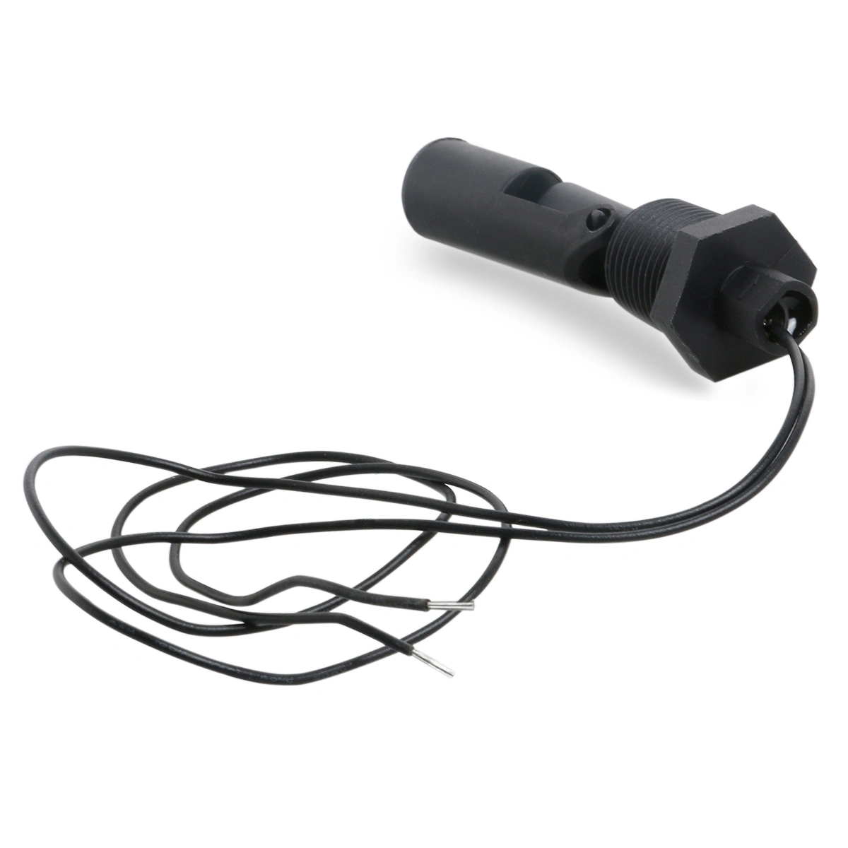 PP Side Mount Horizontal Water Level Sensor Liquid Float Switch for Tank Pool (Black)