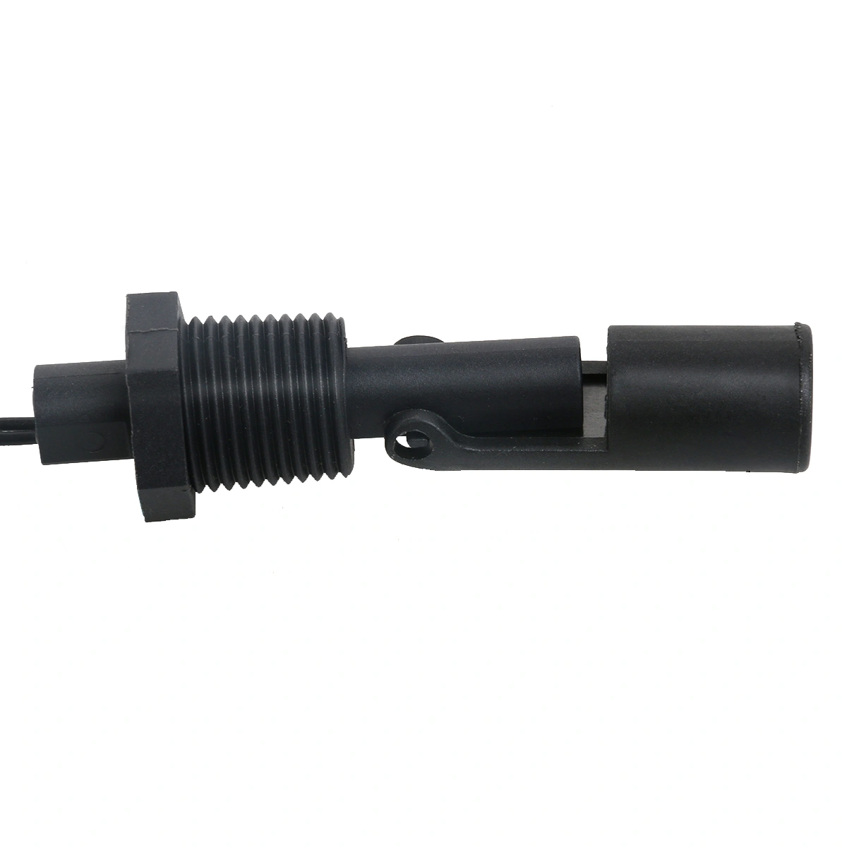 PP Side Mount Horizontal Water Level Sensor Liquid Float Switch for Tank Pool (Black)