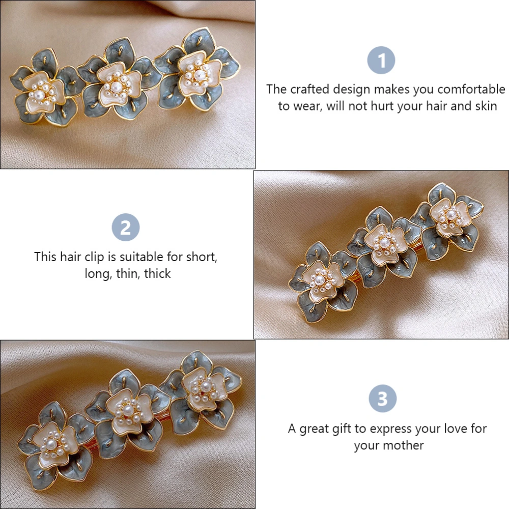 1pc Woman Hair Clip Girl Fashion Alloy Barrette Daisy Design Hair Pin Decor