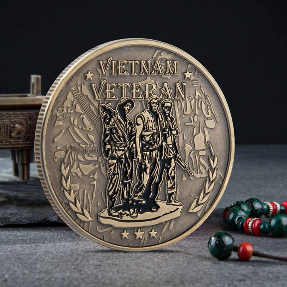 Bronze Retro Sergeant Commemorative Coin Antique Embossment Coin Collection Arts Souvenir Gift Creative Toy