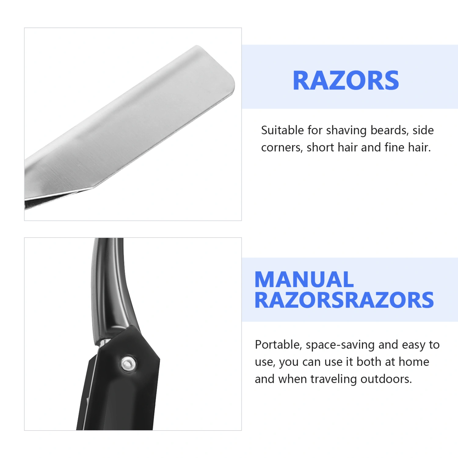 Straight Shaving Razor Razors Folding Shaving Razor Manual Beard Shaver Barber Shaver Tool