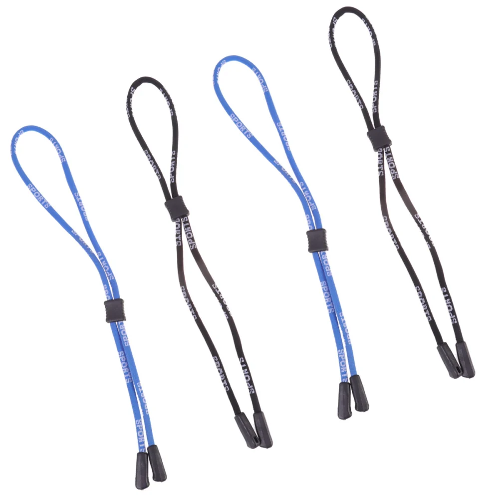 4PCS Glasses Holder Strap Adjustable Anti-slip Safety Glasses Strap Neck Cord String Retainer