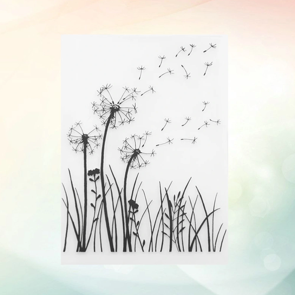 DIY Bump Embossing Dies Plastic Flying Dandelion Template Stencil Folder for Album Scrapbooking Paper Art Craft Decor