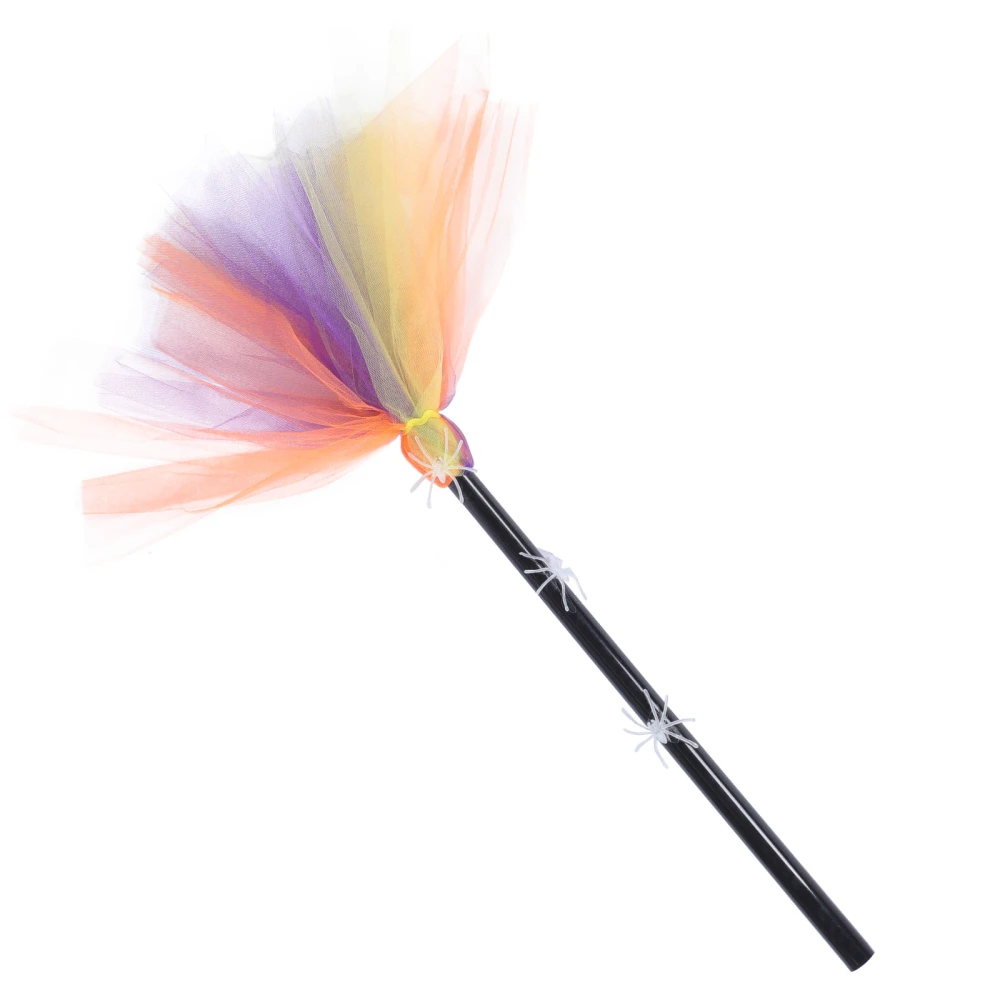 1Pc Halloween Wizard Broom Decoration Cosplay Besom Prop Party Layout Prop