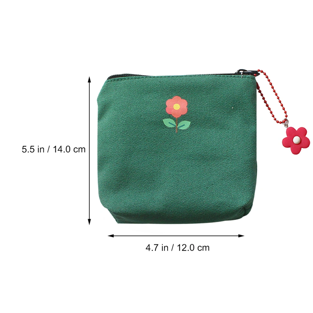 1 Pc Portable Data Cable Bag Fashionable Storage Bag Practical Coin Bag