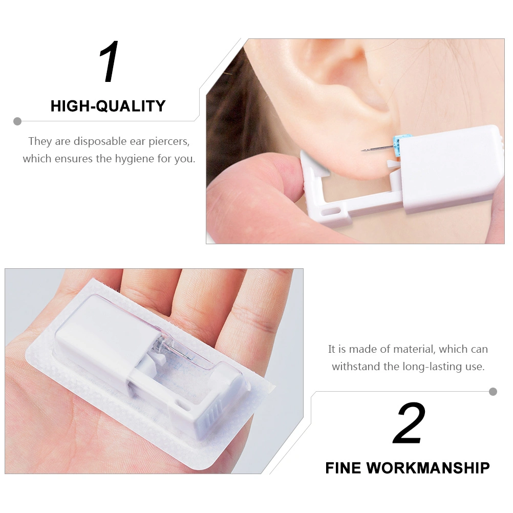 3pcs Disposable Ear Piercer Ear Piercing Tool Convenient Ear Hole Piercing Tool
