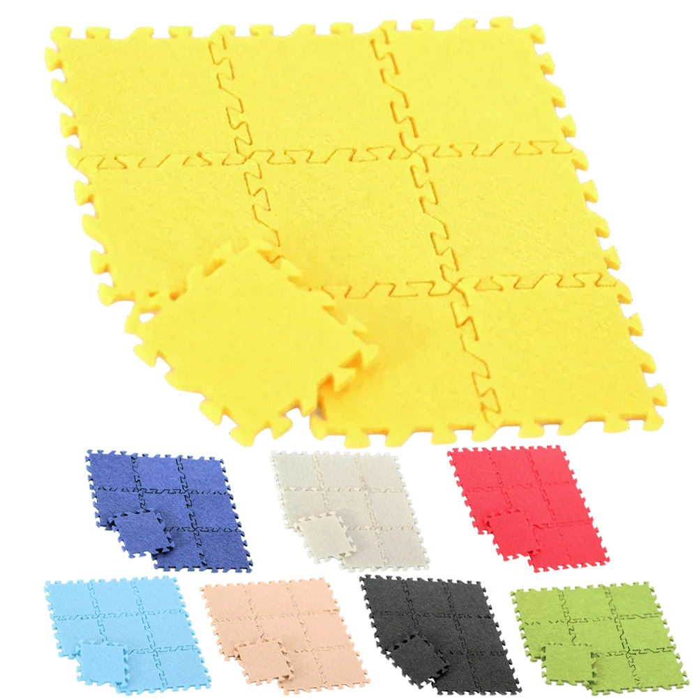 8 Bags of Miniature Puzzle Mats Mini House Floor Puzzle Mats Mini House Floor Mats Micro Landscape Models