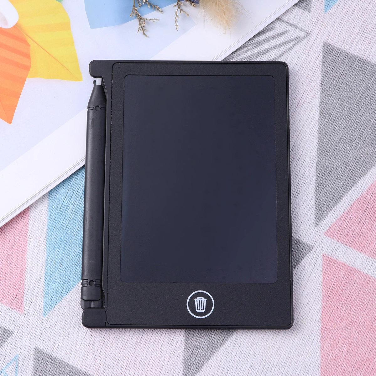4.4inch LCD Writing Drawing Tablet Electronic Portable Ditital Graphic Board Handwriting Pad Draft Pads with Stylus Early Education Graffiti Tool for Kids Boys and Girls (Black)
