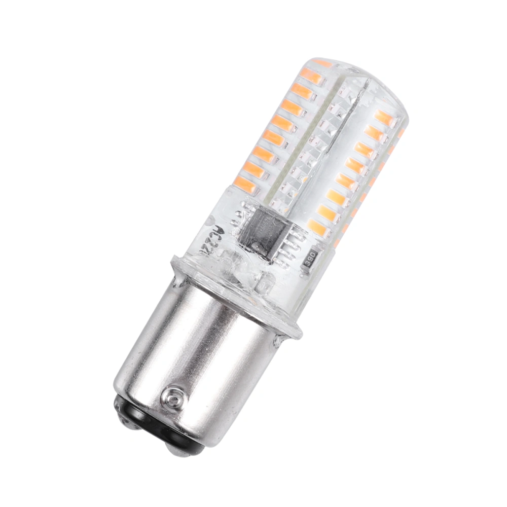 220V BA15D G3014 Warm White Light LED Lamp Bead Silicone Corn Light Illumination Light Bulb