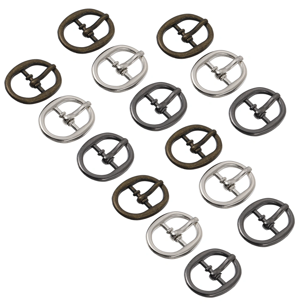 15pcs Alloy Adjustable Buckles Bag Strap Buckles Belts Pin Buckles