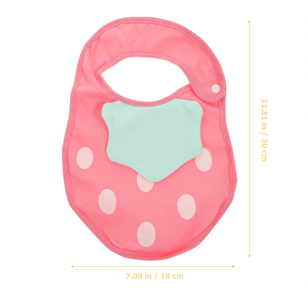 Strawberry Style Cotton Fashion Baby Bibs Infant Saliva Towels Baby Accessories