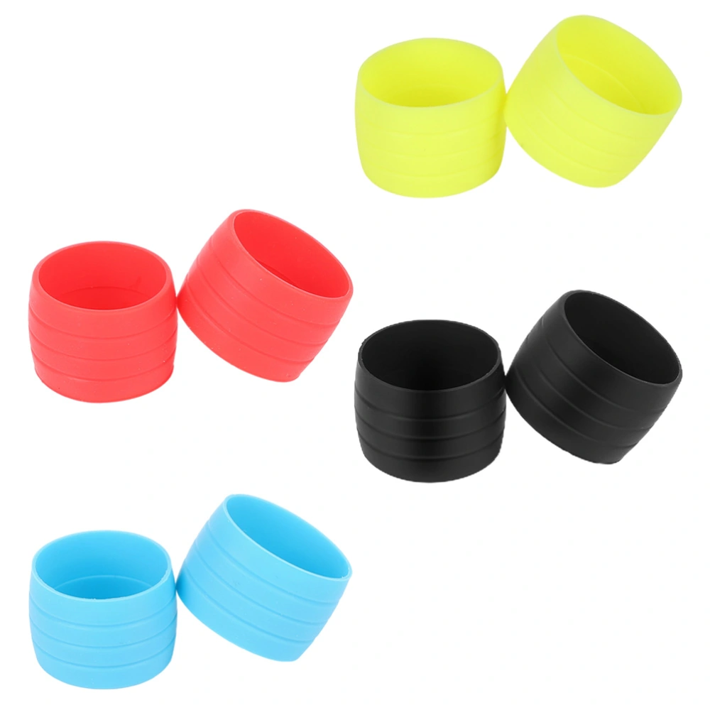 4 Pairs of Handlebar Tape Fixed Rings Bike Grip Wrap Anti-Slip Holding Fixing Loop