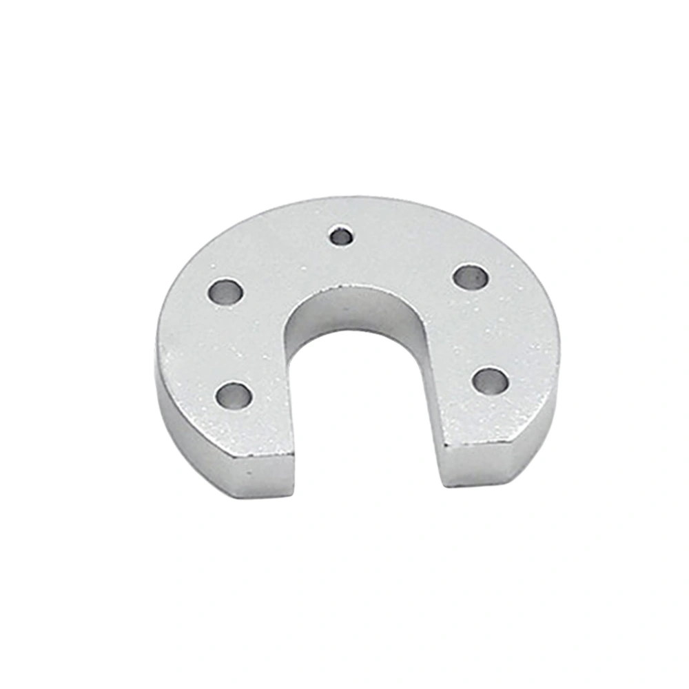 V6 Hot End J-head Aluminum Alloy Mount Fixed Plate U-shaped Fixed Block for 3D Printer (Silver)