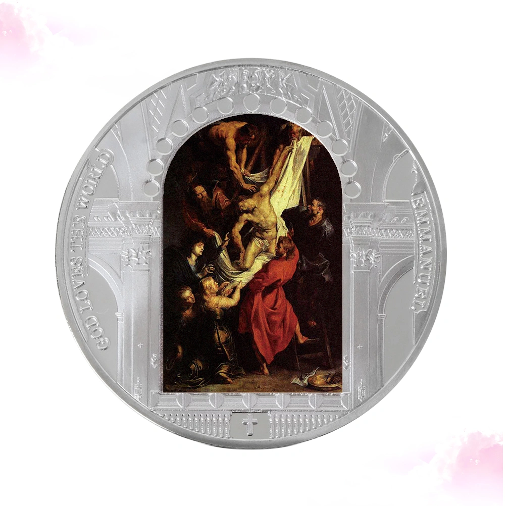 Jesus Christ Religion Commemorative Coin Collection Gift Souvenir Art Metal Antique Collection Coin (003)