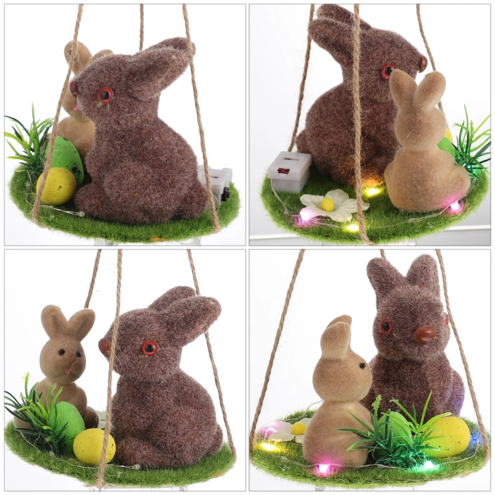 Lovely Cartoon Bunny Decor Creative Rabbit Decoration Animal Desktop Ornament