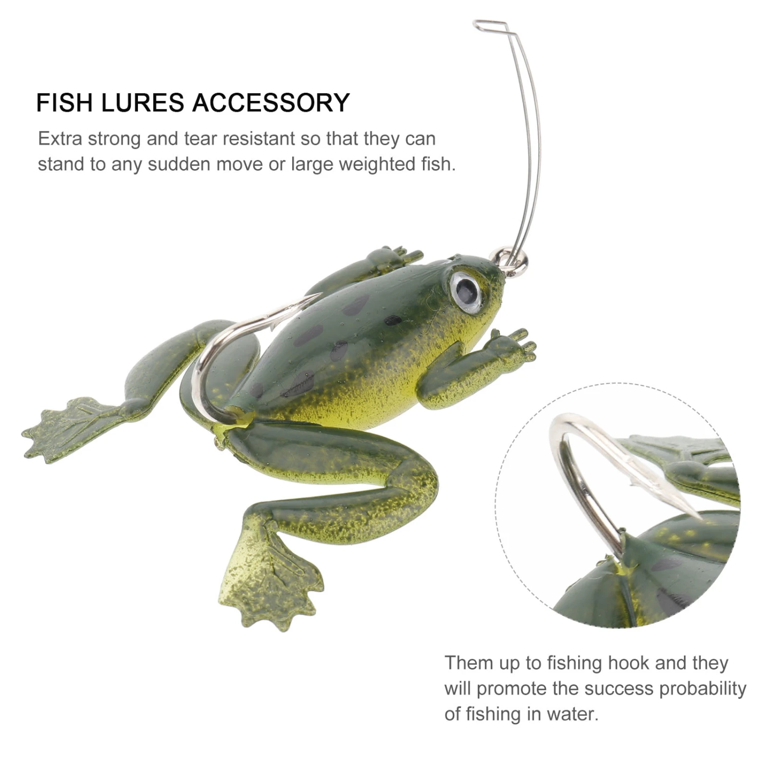 6PCS 6CM 5G Fishing Lures with Hook Lifelike Fishing Baits Simulated Shaped Fishing Lures Outdoor Sports Fishing Gear PVC Plastic Fishing Supplies Snakehead Killer for Outdoor Fishing Use Three Color Style