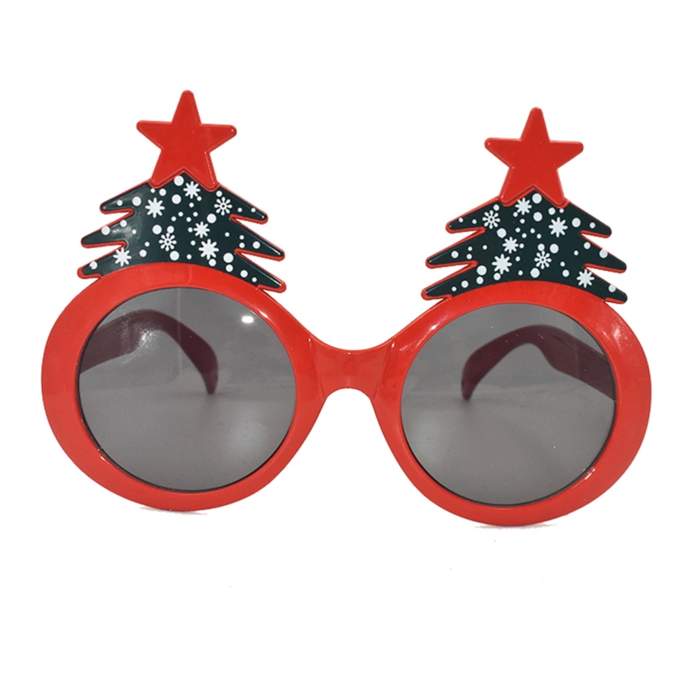 Christmas Novelty Glasses Sunglasses Christmas Tree Photo Props Party Favors Supplies For Xmas Halloween Costume Party Cosplay