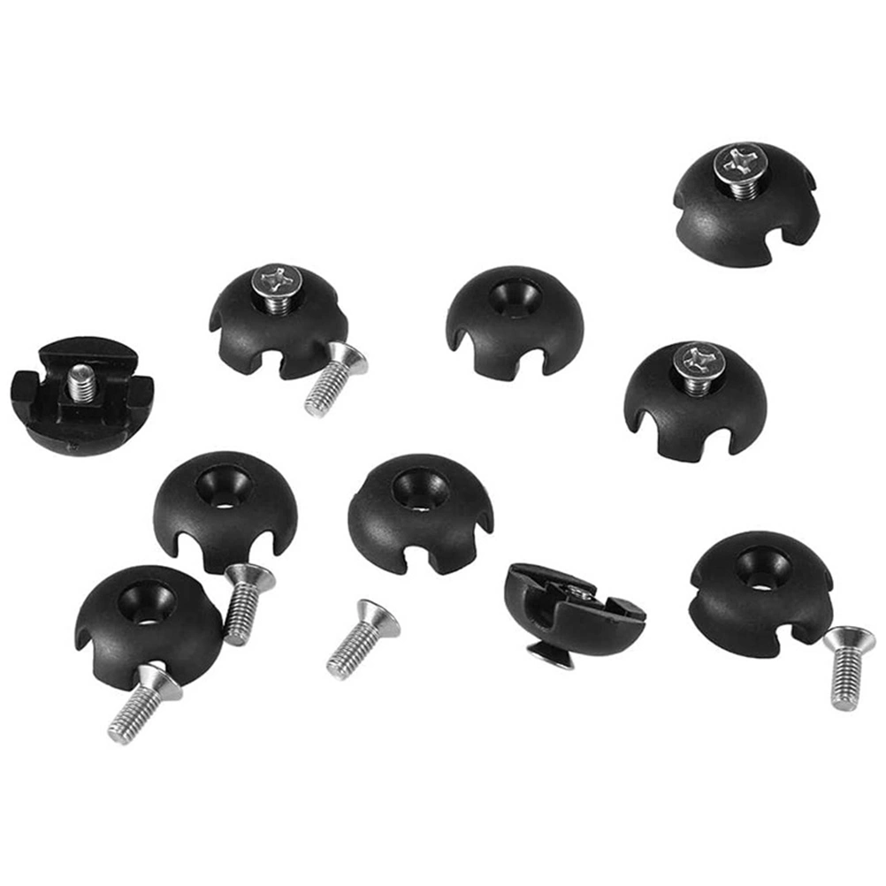1 Set Small Rope Mount Safety Buckle Rope Buckle Hook Buckle for Kayak (Black)